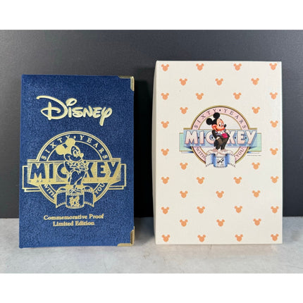 1988 Disney Mickey 60 Years – 1 ozt .999 Silver Round – Proof Limited Edition