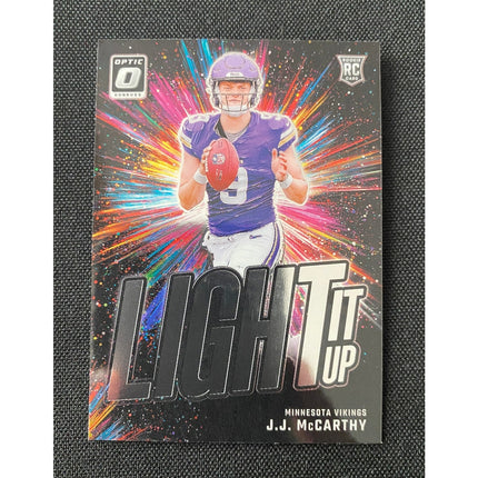 J.J. McCarthy 2024 Optic 2 Vikings Light it Up