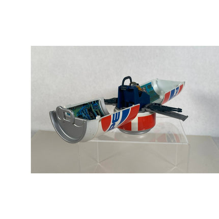 Mattel 1989 Computer Warriors Gridd Pepsi Can Hyper Hoverjet Toy