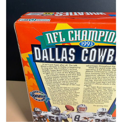 1994 Wheaties Dallas Cowboys Unopened Cereal Box NFL Collectible
