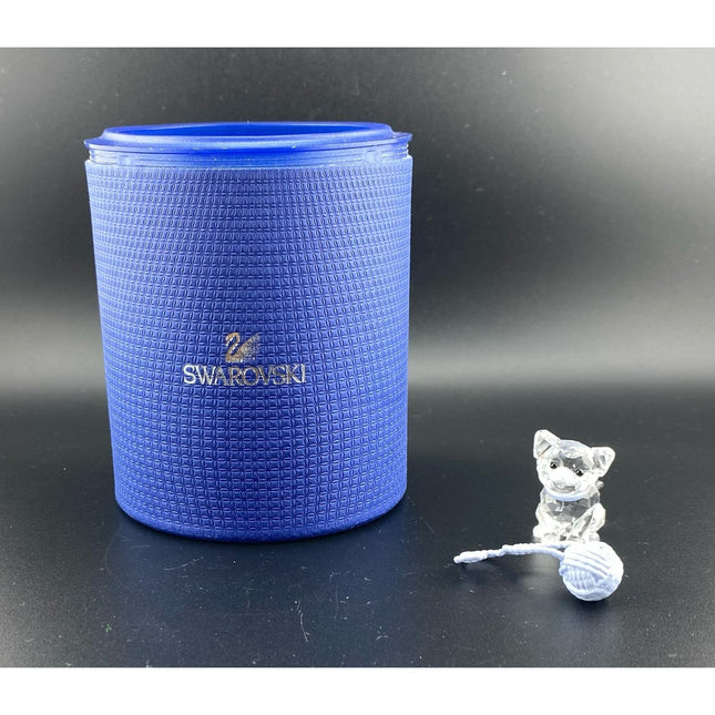 Swarovski Crystal Kitten Figurine #5268832 – Sitting Cat w/ Original Container