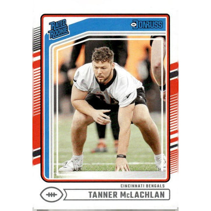 Tanner McLachlan 2024 Donruss #324 RC Cincinnati Bengals