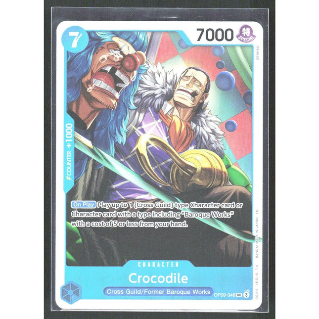 Crocodile Premium Booster -The Best- Vol. 2 #OP09-046 Super Rare