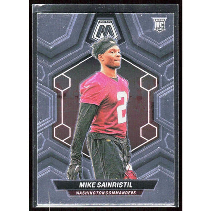 Mike Sainristil 2024 Panini Mosaic #349 RC Washington Commanders