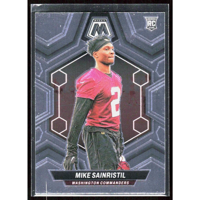 Mike Sainristil 2024 Panini Mosaic #349 RC Washington Commanders