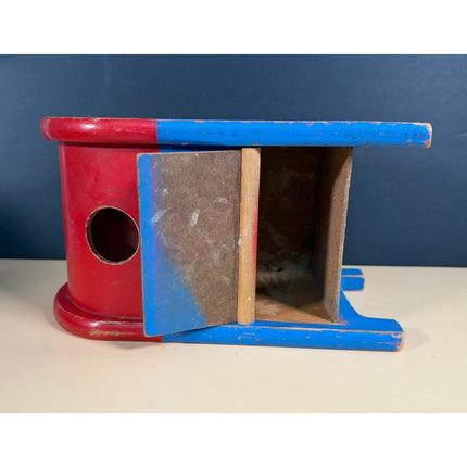Playskool Postal Station Wooden Vintage Toy with 11 Puzzle Pieces