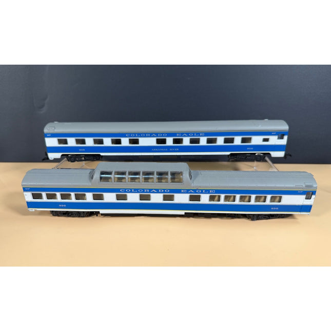 IHC HO Erie Diner 49243 & NYC Coach 49491 Model Train Cars OB