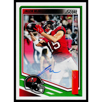 Jalen McMillan 2025 Score #94 RC,Auto Tampa Bay Buccaneers