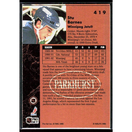 Keith Tkachuk 1991-92 Parkhurst #419 RC Winnipeg Jets