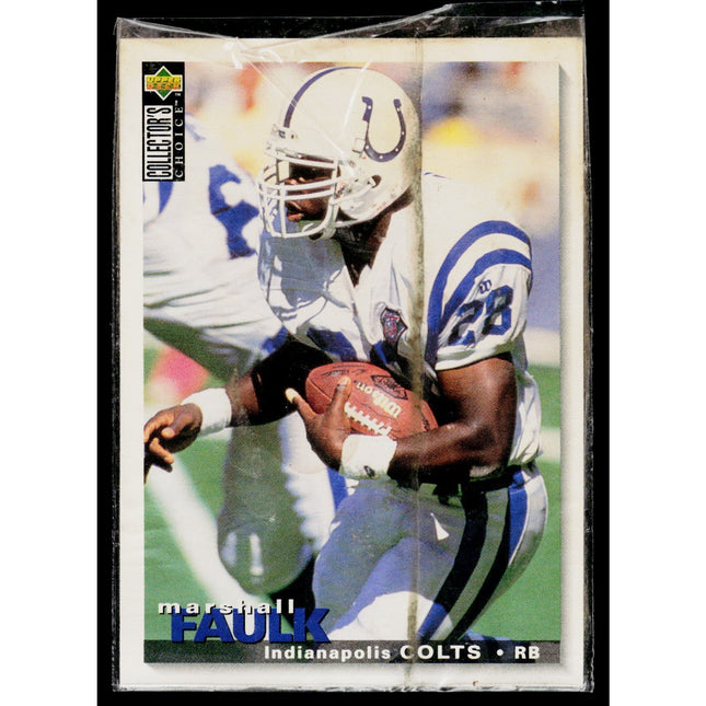 Marshall Faulk 1995 Collector's Choice #80 Indianapolis Colts