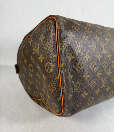 Louis Vuitton Speedy 40 Monogram Canvas Shoulder Bag Authentic MSRP $1600