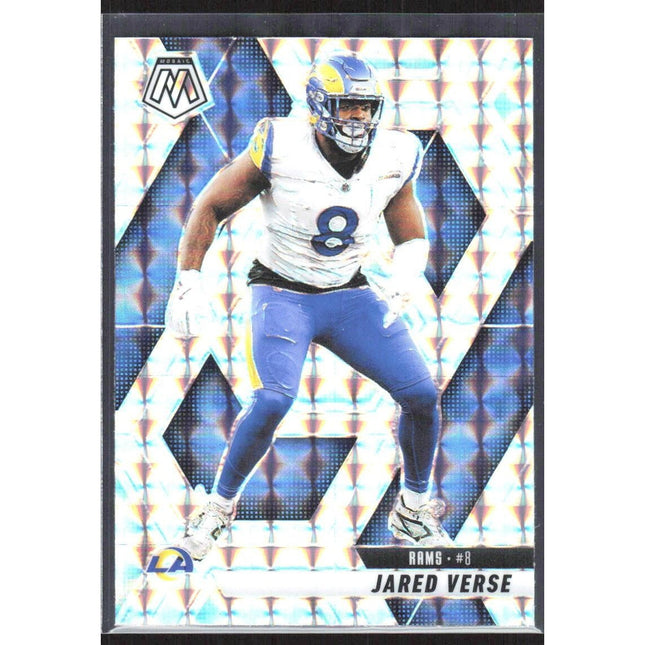 Jared Verse 2025 Panini Mosaic Silver #8 Los Angeles Rams