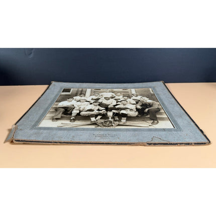 1931 High School Baseball Interracial Team Photo Lebanon PA Area Cardboard Frame