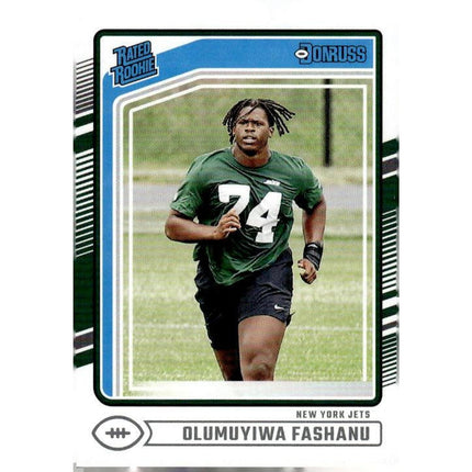 Olumuyiwa Fashanu 2024 Donruss #330 RC New York Jets