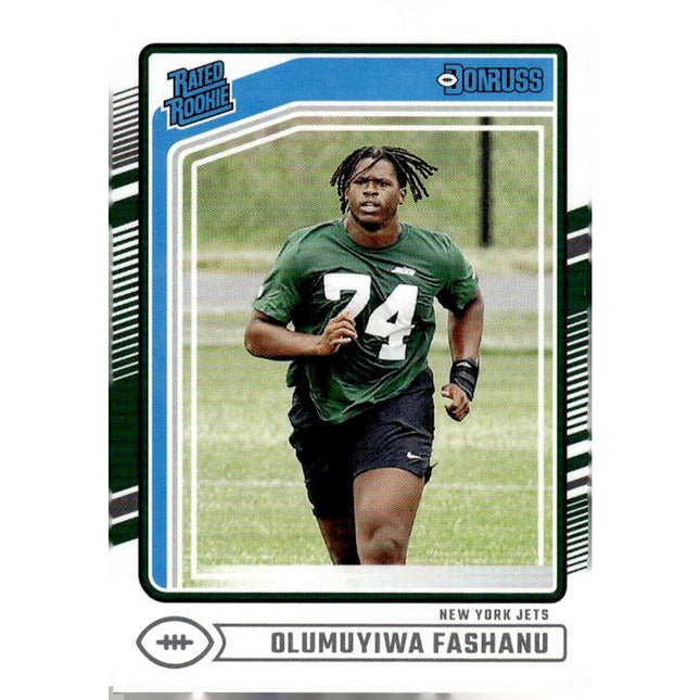 Olumuyiwa Fashanu 2024 Donruss #330 RC New York Jets