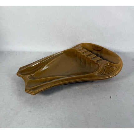 Vintage McCoy Pottery Brown Ashtray
