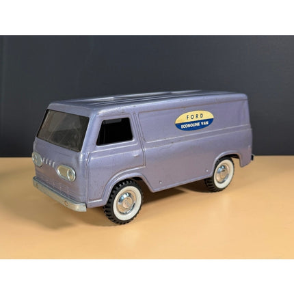 Vintage Nylint Ford Econoline Van Pressed Steel Toy Purple 11"