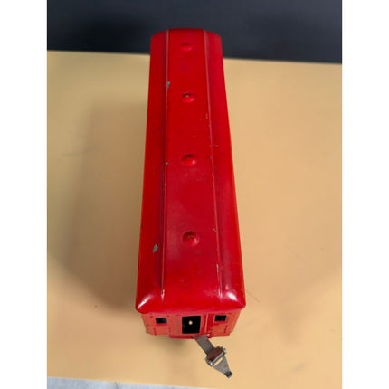 Ives 142 Pullman Observation Car 10" Vintage Tin Train Car