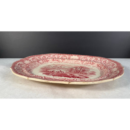 Thessalian CM Red 13" Platter – Wassersale Glaze