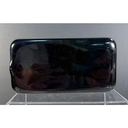 Wheaton Village Blue Glass Eagle Plaque Paperweight Sign