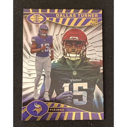 2024 Panini Illusions Dallas Turner RC #99 Vikings Rookie