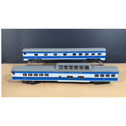 IHC HO Erie Diner 49243 & NYC Coach 49491 Model Train Cars OB