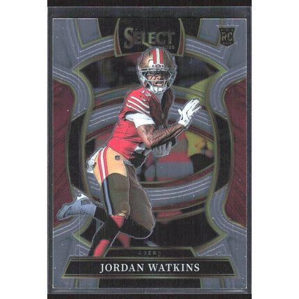 Jordan Watkins 2025 Panini Select #18 RC San Francisco 49ers
