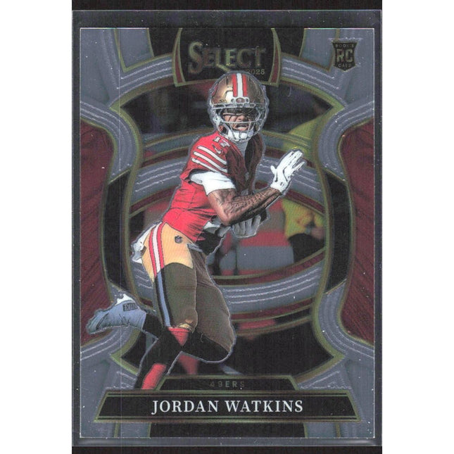 Jordan Watkins 2025 Panini Select #18 RC San Francisco 49ers