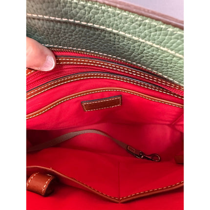 Dooney & Bourke Lexington Handbag Green Pebble Tote Shoulder Bag MSRP $388