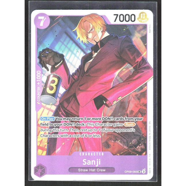 Sanji Premium Booster -The Best- Vol. 2 #OP09-065 Super Rare