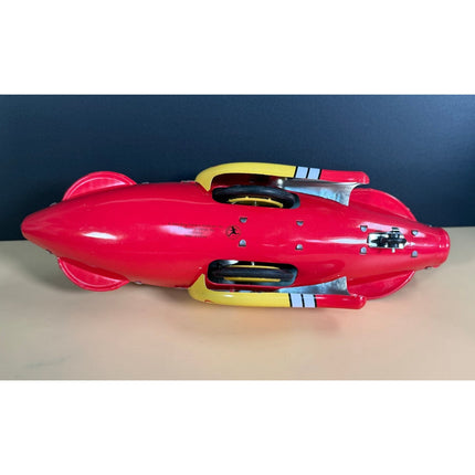 Flash Gordon Schylling Sparkling Rocket Fighter Ship Tin Toy 12" with Box