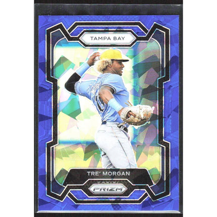 Tre’ Morgan 2024 Panini Prizm Blue Ice Prizms #300 Tampa Bay Rays