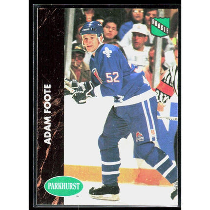 Adam Foote 1991-92 Parkhurst #371 RC Quebec Nordiques