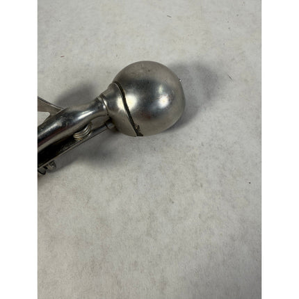 Vintage Shore Craft Stainless Steel Ice Cream Scoop – Orange Bakelite Handle