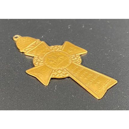 Greek 1945 Cross of Apostle Mark Medal Rare WWII Religious Military Cross