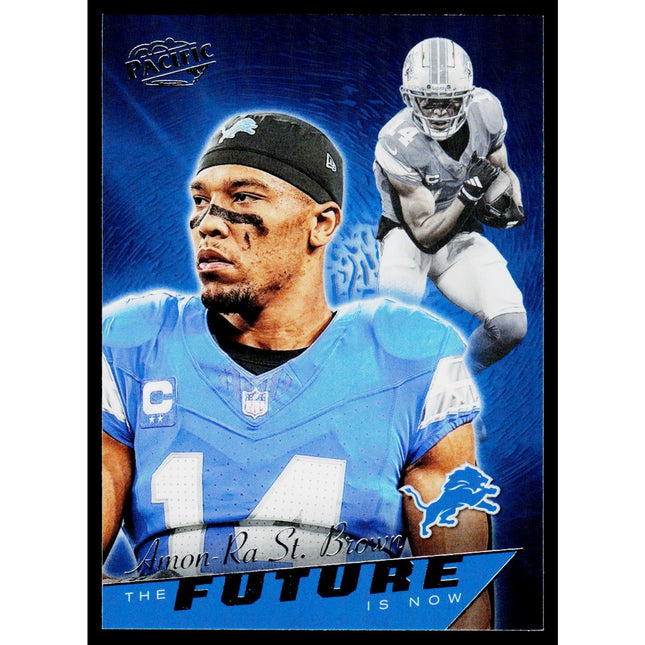 Amon-Ra St. Brown 2024 Panini Encore The Future is Now #12 Detroit Lions