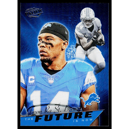 Amon-Ra St. Brown 2024 Panini Encore The Future is Now #12 Detroit Lions