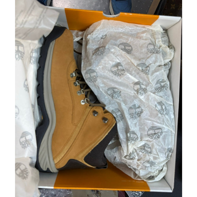 Timberland White Ledge Waterproof Mid Hiker Wheat Nubuck Men's 13 NIB