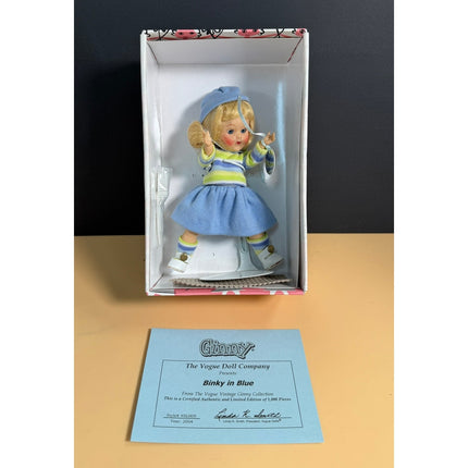 Vogue Ginny Binky in Blue Doll 8" #4SL005 Vintage Limited Edition Original Box