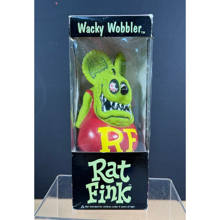 Funko Rat Fink Wacky Wobbler Bobblehead 6" Figure Original Box