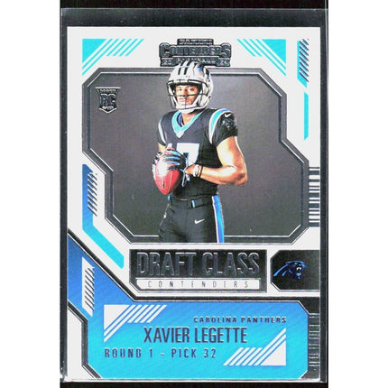 Xavier Legette 2024 Panini Contenders #16 RC,AU Carolina Panthers