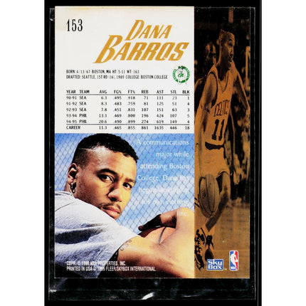 Dana Barros 1995-96 SkyBox Premium #153 Boston Celtics