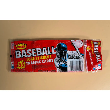 1982 Fleer Baseball Rack Pack Sealed 45 Cards + 3 Logo Stickers