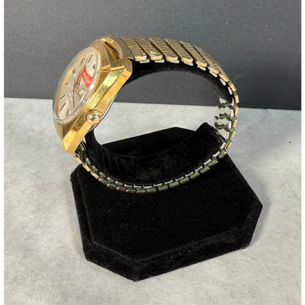 Budweiser Helbros 21 Jewel Self Winding Wristwatch — Running!