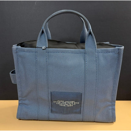 Marc Jacobs The Canvas Small Tote Bag Blue Shadow NWT MSRP $195