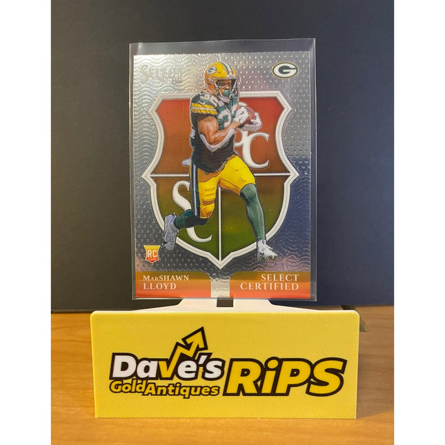 Marshawn Lloyd 2024 Select #23 Certified RC Card New York Giants