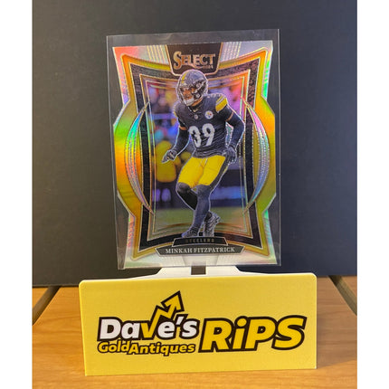 Minkah Fitzpatrick 2024 Select #84 Diecut Silver Prizm RC Card Pittsburgh Steelers