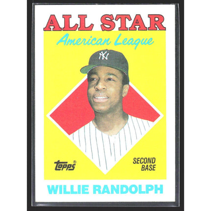 Willie Randolph 1988 Topps #387 New York Yankees
