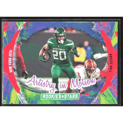 Breece Hall 2024 Panini Rookies & Stars Artistry in Motion #AIM-BHL Jets
