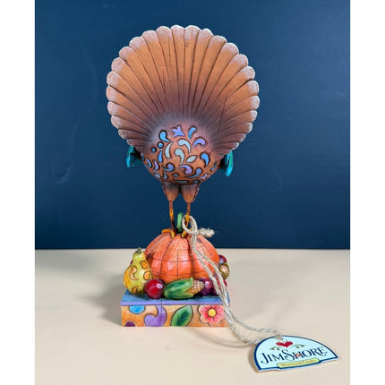Jim Shore Tom a Plenty Turkey on Pumpkin Figurine 4007979 with Box